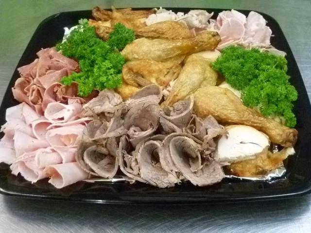 cold meats catering platter